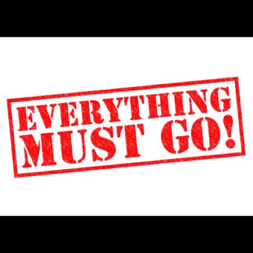 LISTING CLOTHES EVERYTHING MUST GO